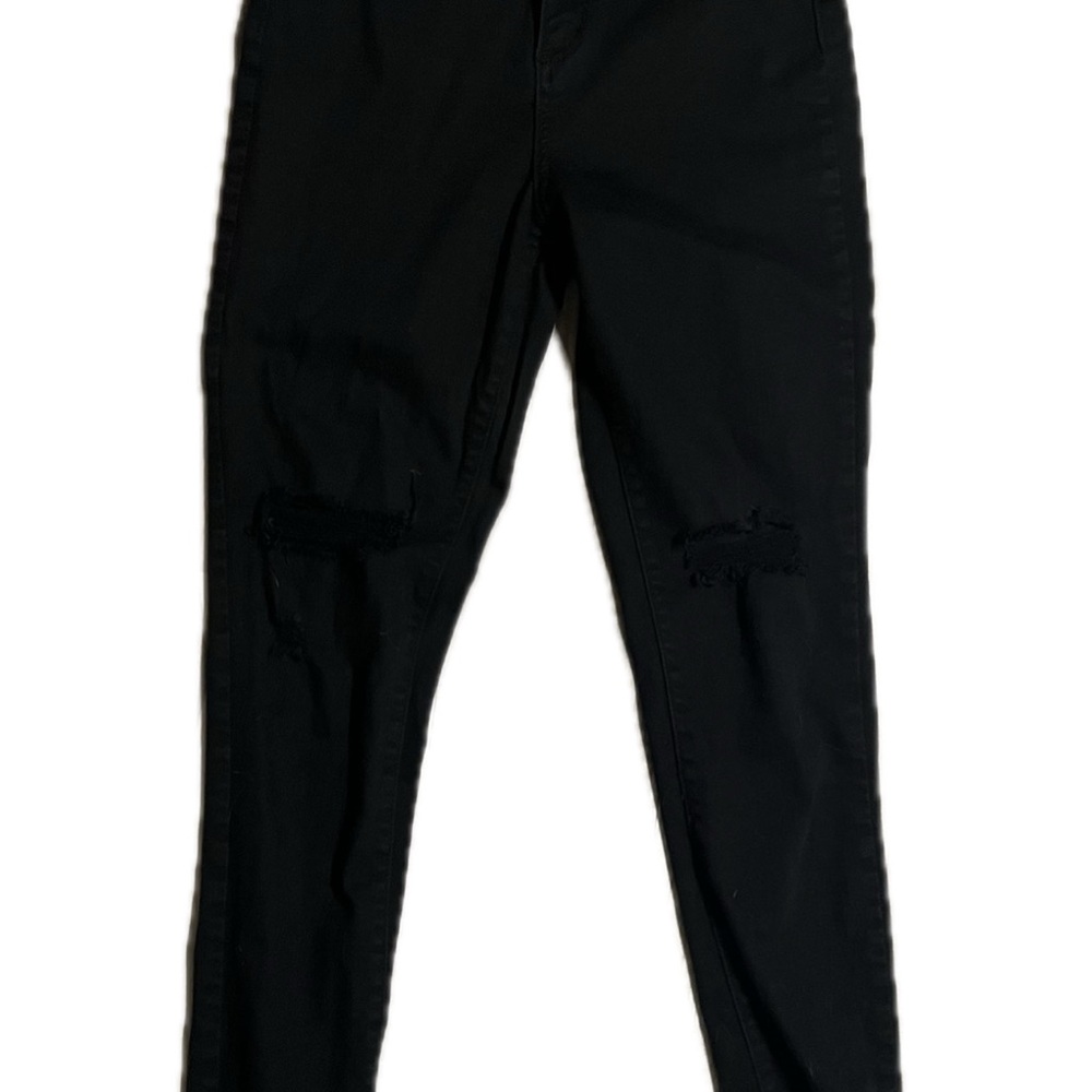 Black distressed Jeans